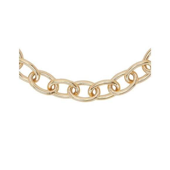 Jordan Road Xl Oval Necklace in 18k Gold Plated Brass - Picture 4 of 7